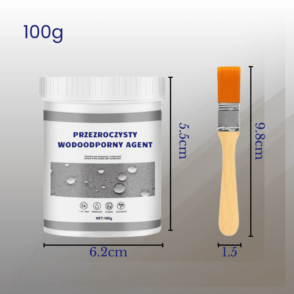 Dropper - Skuteczna ochrona przed przeciekami w dachu, łazience i instalacjach
100G
(PĘDZEL GRATIS)